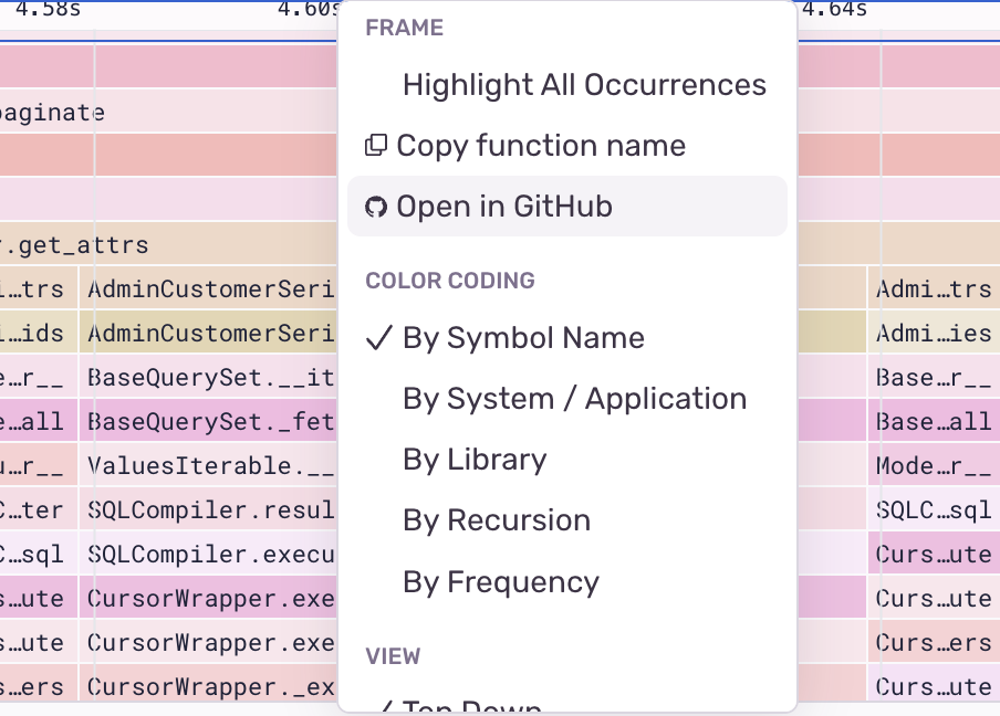 Open in GitHub button